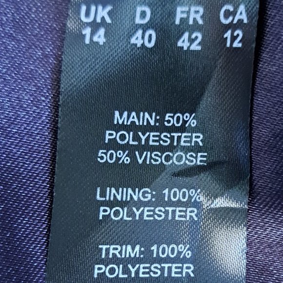 JACQUES VERT womens CROP blazer Sz 12 JACKET FORMAL FRENCH CHIC CLASSY / SS 2014 - Picture 7 of 9